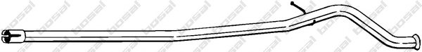 BOSAL 889-543 Repair Pipe, catalytic converter